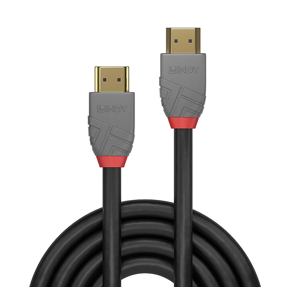 Lindy 0.5m Ultra High Speed HDMI Cable, Anthra Line