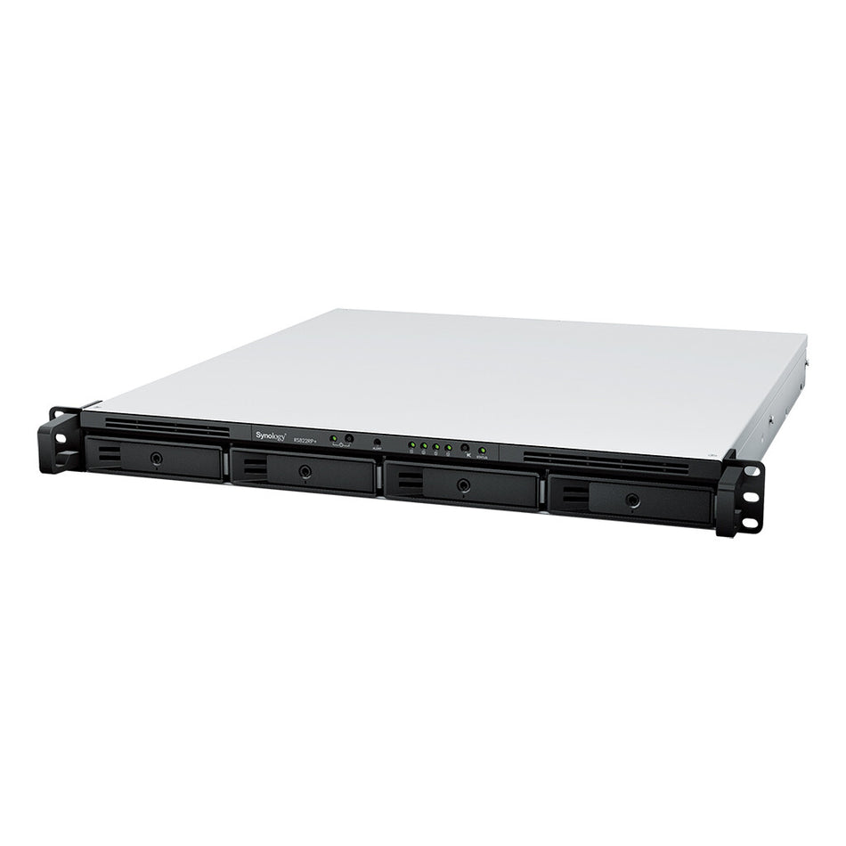 Synology RackStation RS822RP+ NAS/storage server Rack (1U) Ryzen Embedded V1500B 2 GB DDR4 0 TB DiskStation Manager Grey