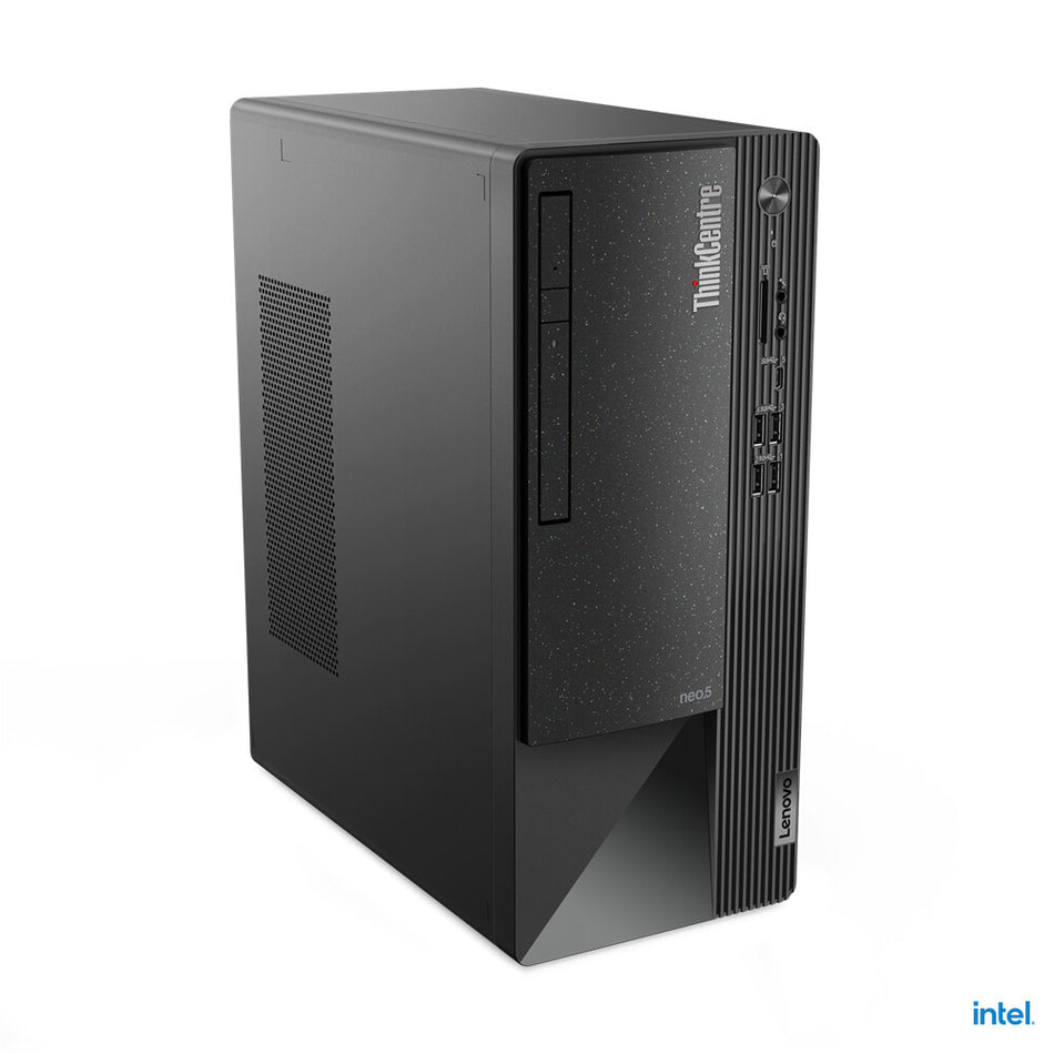 Lenovo ThinkCentre neo 50t Intel® Core™ i5 i5-13400 8 GB DDR4-SDRAM 256 GB SSD Windows 11 Pro Tower PC Black