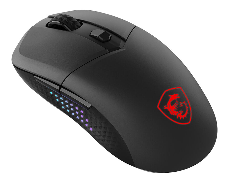 MSI VERSA 300 ELITE WIRELESS mouse Gaming Right-hand RF Wireless + Bluetooth + USB Type-C Optical 26000 DPI