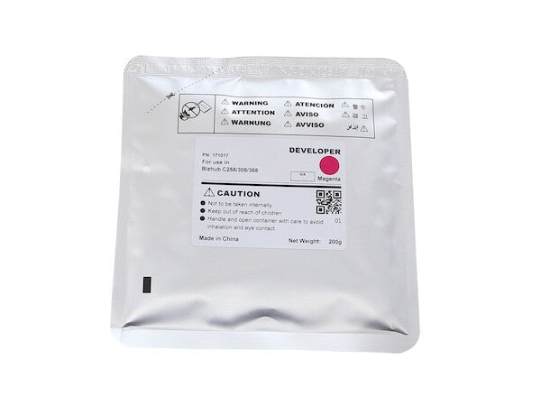 Data Direct Konica Minolta C258/C308/368 Developer Bag Only Magenta For A7U40ED DV313M