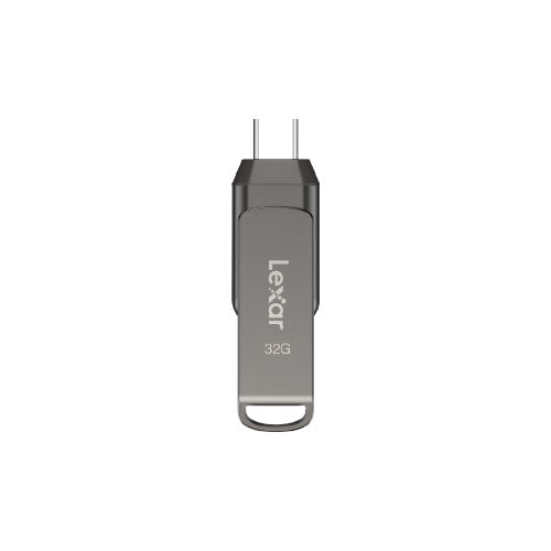 Lexar JumpDrive Dual Drive D400 USB flash drive 32 GB USB Type-A / USB Type-C 3.2 Gen 2 (3.1 Gen 2) Silver