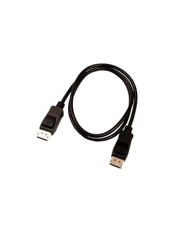 V7 Black Video Cable Pro DisplayPort Male to DisplayPort Male 1m 3.3ft