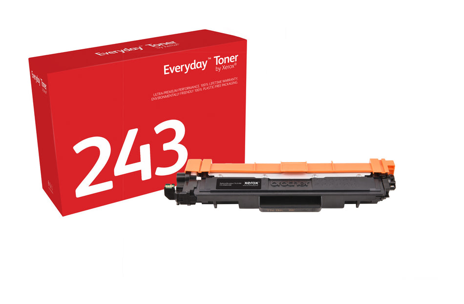 Everyday ™ Black Toner by Xerox compatible with Brother TN-243BK, High capacity