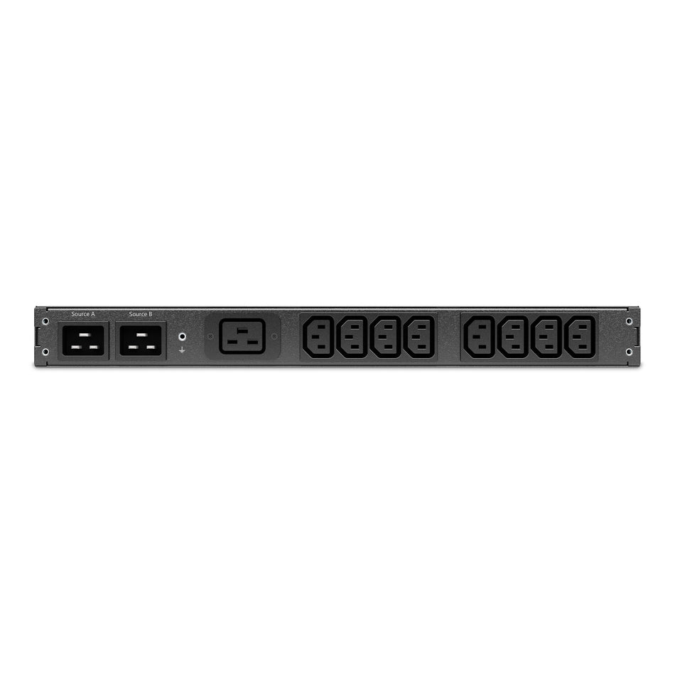 APC Automatic Transfer Switch AP4423A - (8x) C13 + (1x) C19, 3680W, Rack mountable, 1U