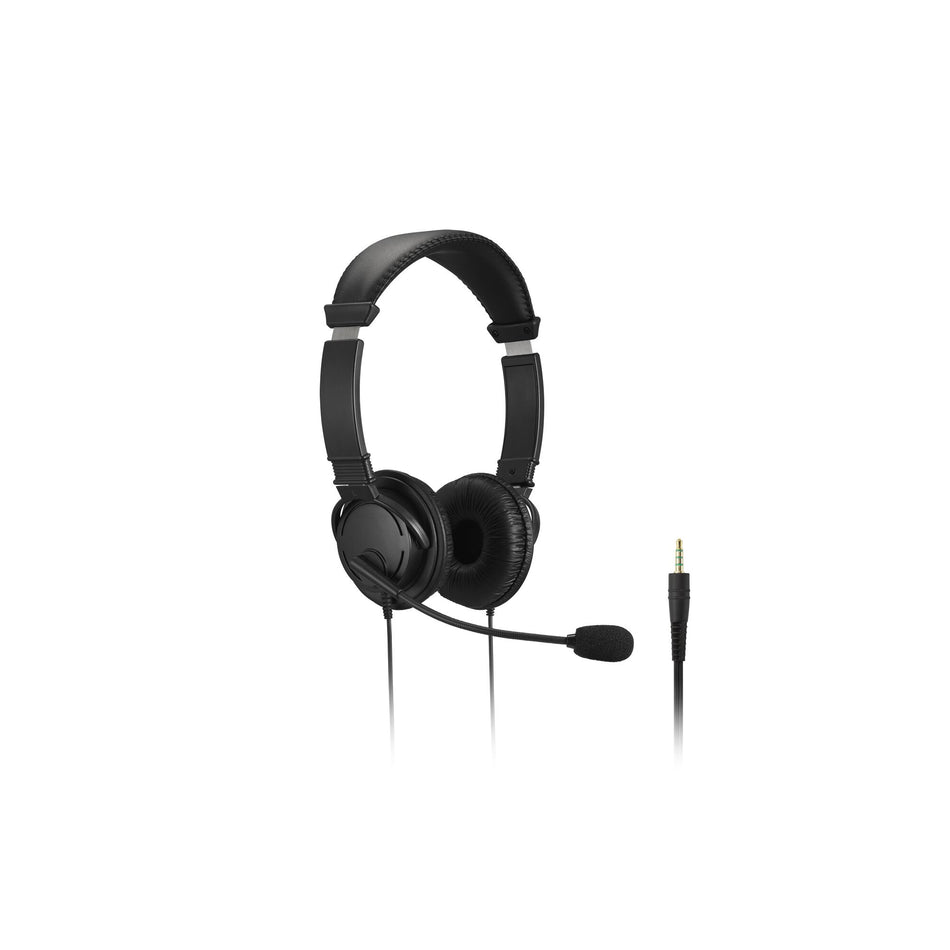 Kensington Classic 3.5mm Headset with Mic and Volume Control