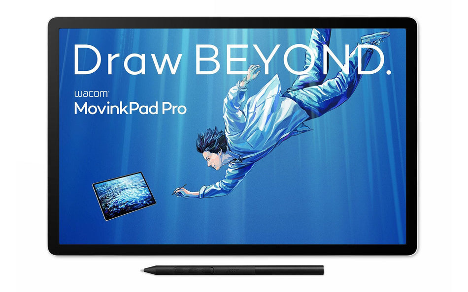 Wacom MovinkPad Pro 14 graphic tablet Grey 5080 lpi 302 x 189 mm USB/Bluetooth