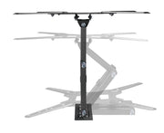 Manhattan Wall Mount for TV & Monitors (Full Motion), For screens 32" to 55", VESA compatibility: all between 100x100mm to 400x400mm - check the dimensions of the four mounting holes on back of screen to ensure it fits, Max 30kg, Black, Bracket