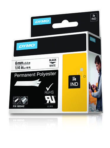 DYMO IND Permanent Polyester