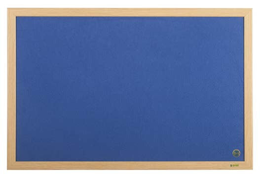 Bi-Office Earth Executive Wood Frame Felt Board