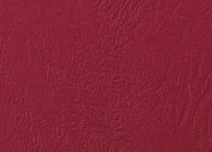 GBC LeatherGrain Binding Covers 250gsm A4 Dark Red (100)