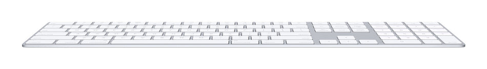 Apple Magic w/ Numeric Keypad keyboard Universal Bluetooth QWERTY UK English Silver, White