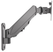 Manhattan Wall Mount for TV & Monitors (Spring Arm 2 pivots), For screens 17" to 32", VESA compatibility: 75x75mm and 100x100mm - check the dimensions of the four mounting holes on back of screen to ensure it fits, Max 8kg, Black, Bracket, Lifetime