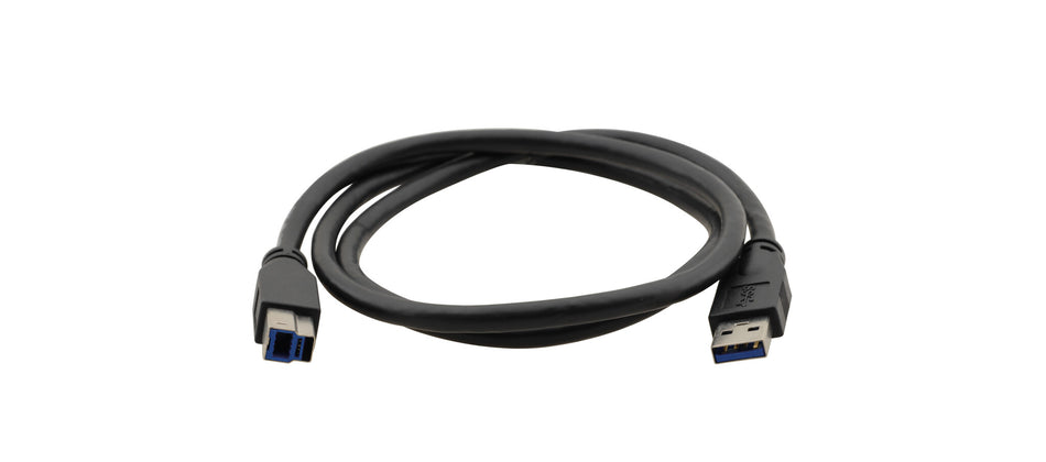Kramer Electronics 3ft, USB3.0-A - USB3.0-B USB cable USB 3.2 Gen 1 (3.1 Gen 1) 0.9 m USB A USB B Black