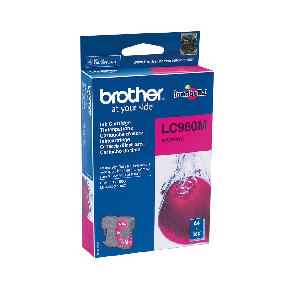 Brother LC-980M ink cartridge 1 pc(s) Original Magenta