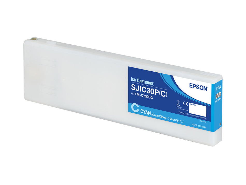 Epson SJIC30P(C): Ink cartridge for ColorWorks C7500G (Cyan)