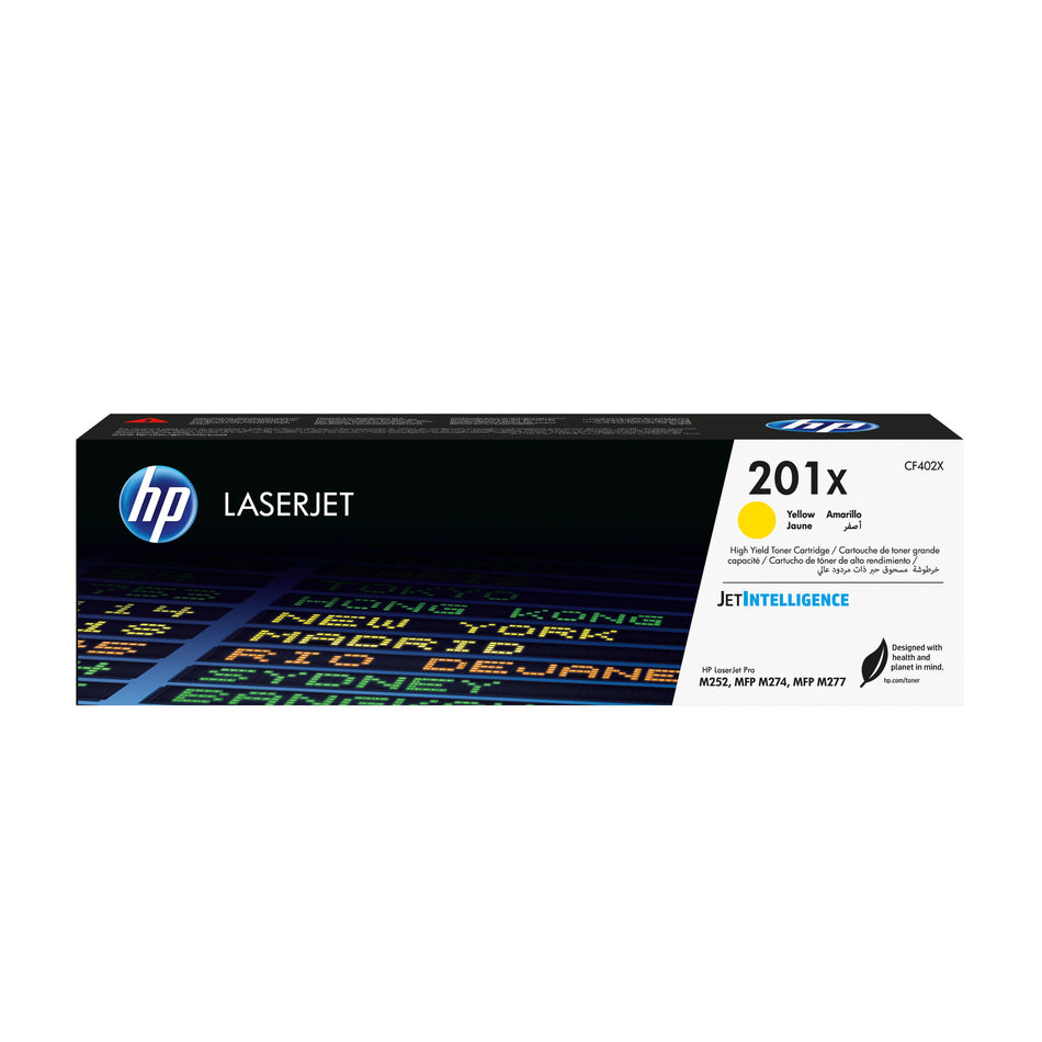 HP 201X High Yield Yellow Original LaserJet Toner Cartridge