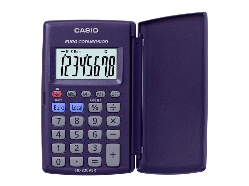 Casio HL-820VERA-WA-EP calculator Pocket Basic Blue