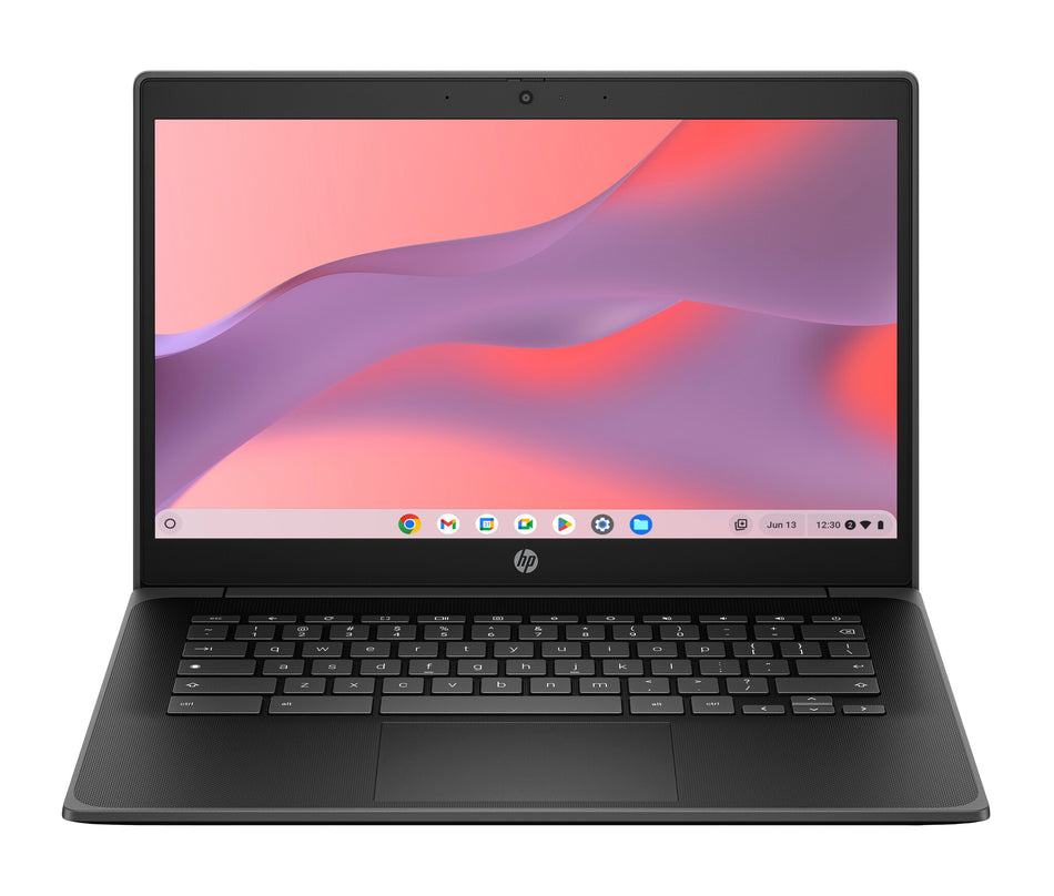 HP Fortis G1i 14 Chromebook Intel® N N150 35.6 cm (14") Touchscreen HD 4 GB LPDDR5-SDRAM 32 GB eMMC Wi-Fi 6 (802.11ax) ChromeOS Black