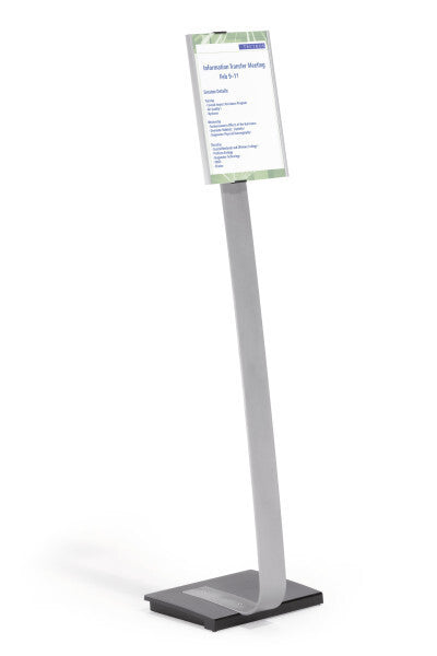 Durable INFO SIGN Information stand A4 Acrylic, Aluminium Silver