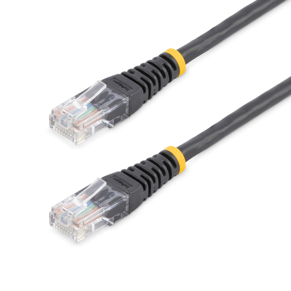 StarTech.com Cat5e Patch Cable with Molded RJ45 Connectors - 15 m - Black