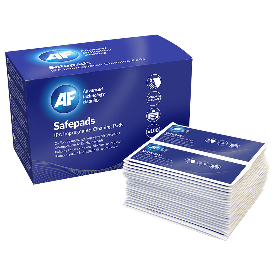 AF Safepads Printer Equipment cleansing wipes