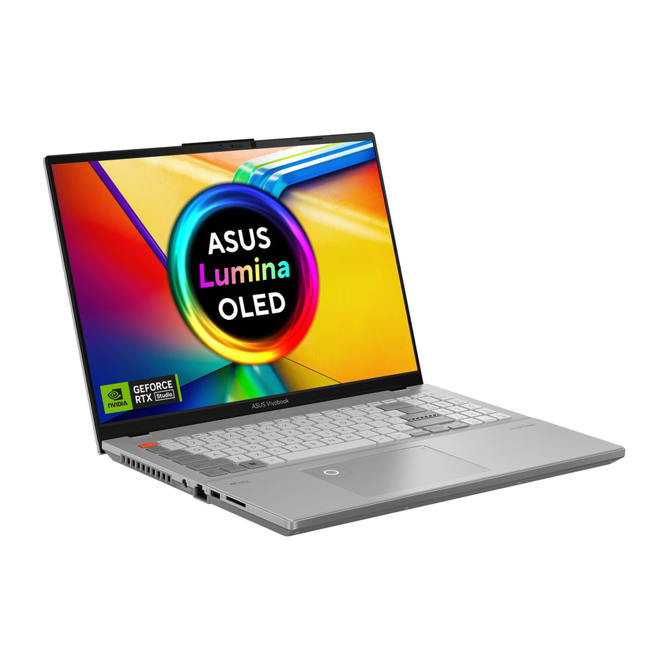 ASUS Vivobook Pro 16X OLED K6604JI-MX007W Intel® Core™ i9 i9-13980HX Laptop 40.6 cm (16") 3.2K 32 GB DDR5-SDRAM 1 TB SSD NVIDIA GeForce RTX 4070 Wi-Fi 6E (802.11ax) Windows 11 Home Silver