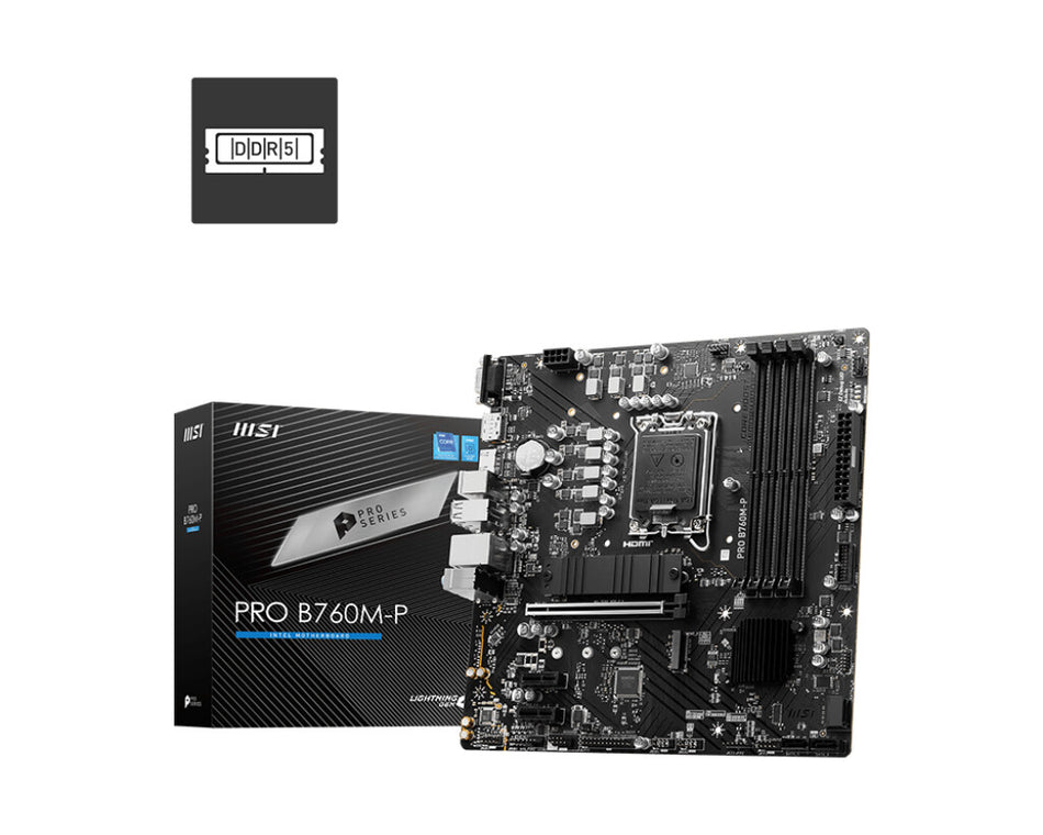 MSI PRO B760M-P motherboard Intel B760 LGA 1700 micro ATX
