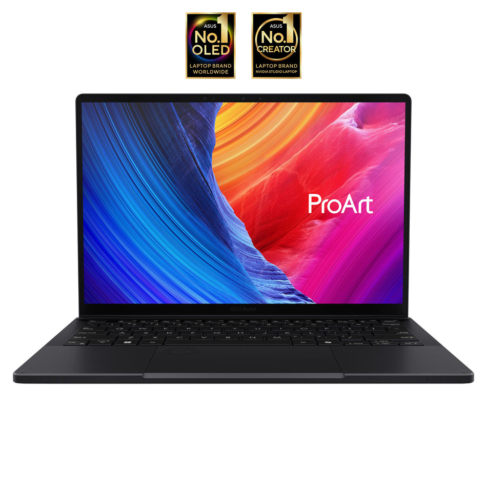 ASUS ProArt PX13 HN7306WV-LX012W AMD Ryzen AI 9 HX 370 Hybrid (2-in-1) 33.8 cm (13.3") Touchscreen 3K 24 GB LPDDR5x-SDRAM 1 TB SSD NVIDIA GeForce RTX 4060 Wi-Fi 7 (802.11be) Windows 11 Home Black