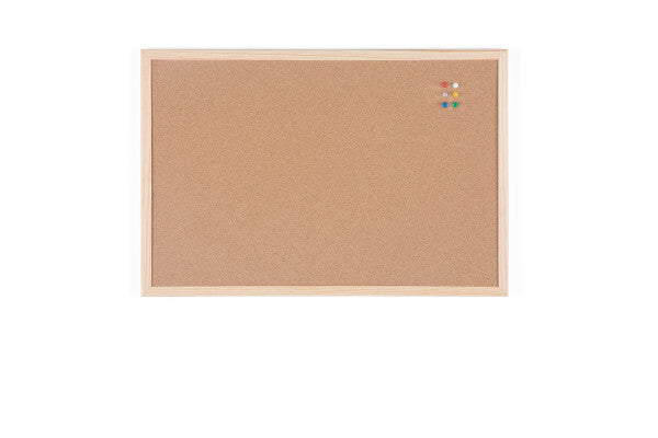 Bi-Office MC030012010 bulletin board Fixed bulletin board Pine Cork, Wood