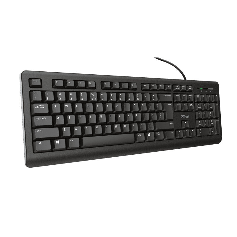 Trust TK-150 keyboard Universal USB QWERTY UK English Black