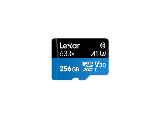 Lexar 633x 256 GB MicroSDXC UHS-I Class 10