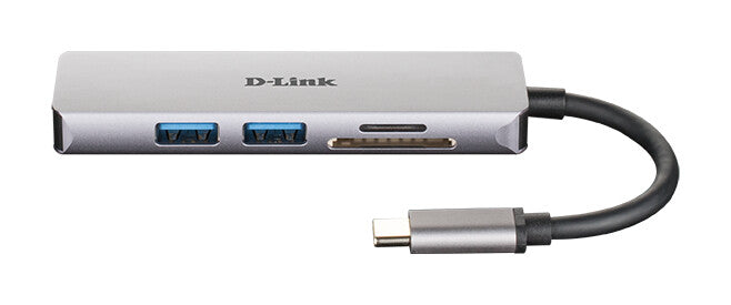 D-Link DUB-M530 laptop dock/port replicator Wired USB 3.2 Gen 1 (3.1 Gen 1) Type-C Aluminium