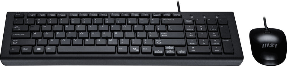 MSI USB Combo Copilot PRO_UK keyboard Mouse included Home/Office QWERTY UK English Black