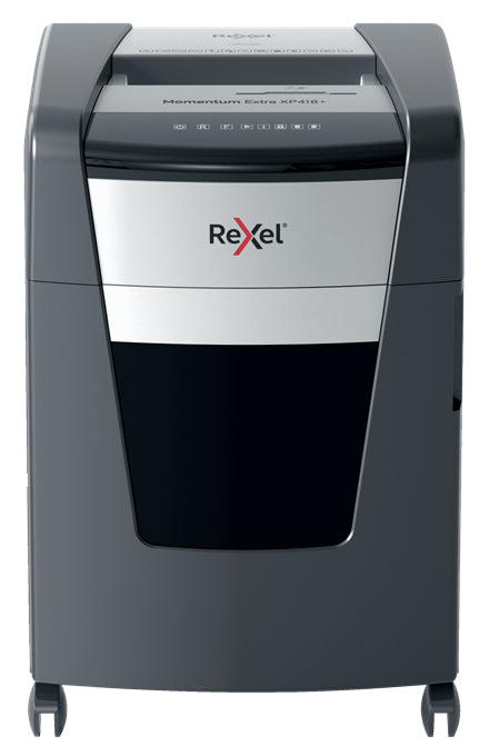 Rexel Momentum Extra XP418+ Jam Free Cross Cut Paper Shredder P4