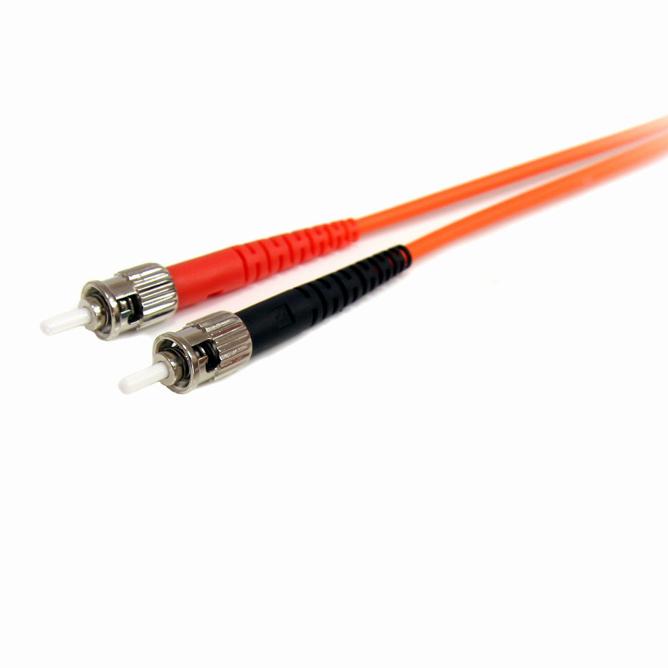 StarTech.com 1m Fiber Optic Cable - Multimode Duplex 62.5/125 LSZH Fiber Jumper Cord - LC/ST