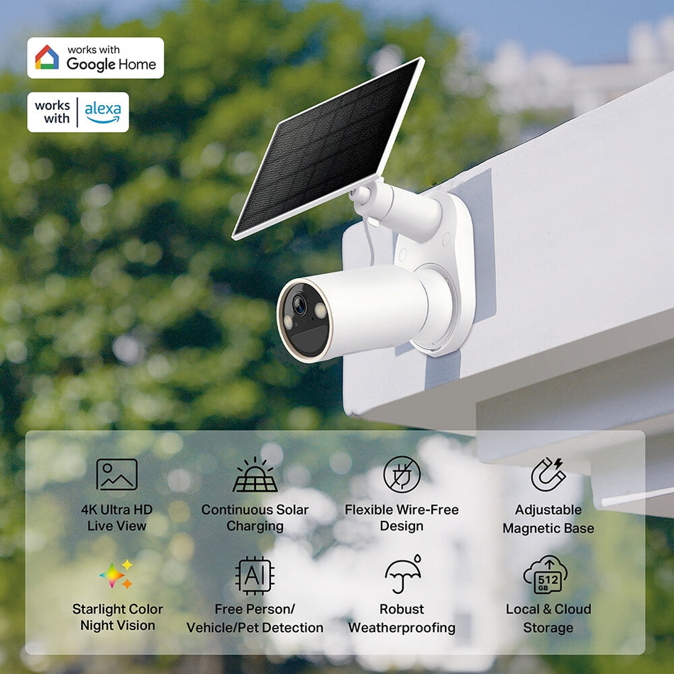 TP-Link Tapo C460 KIT Bullet IP security camera Outdoor 3840 x 2160 pixels Wall