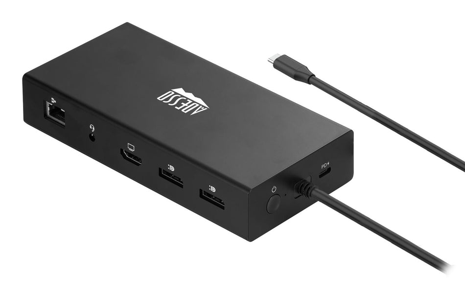 Adesso 9-IN-1 USB-C MULTIPORT DOCKING STATION SUPPORT DUAL DISPLAYPORT interface cards/adapter