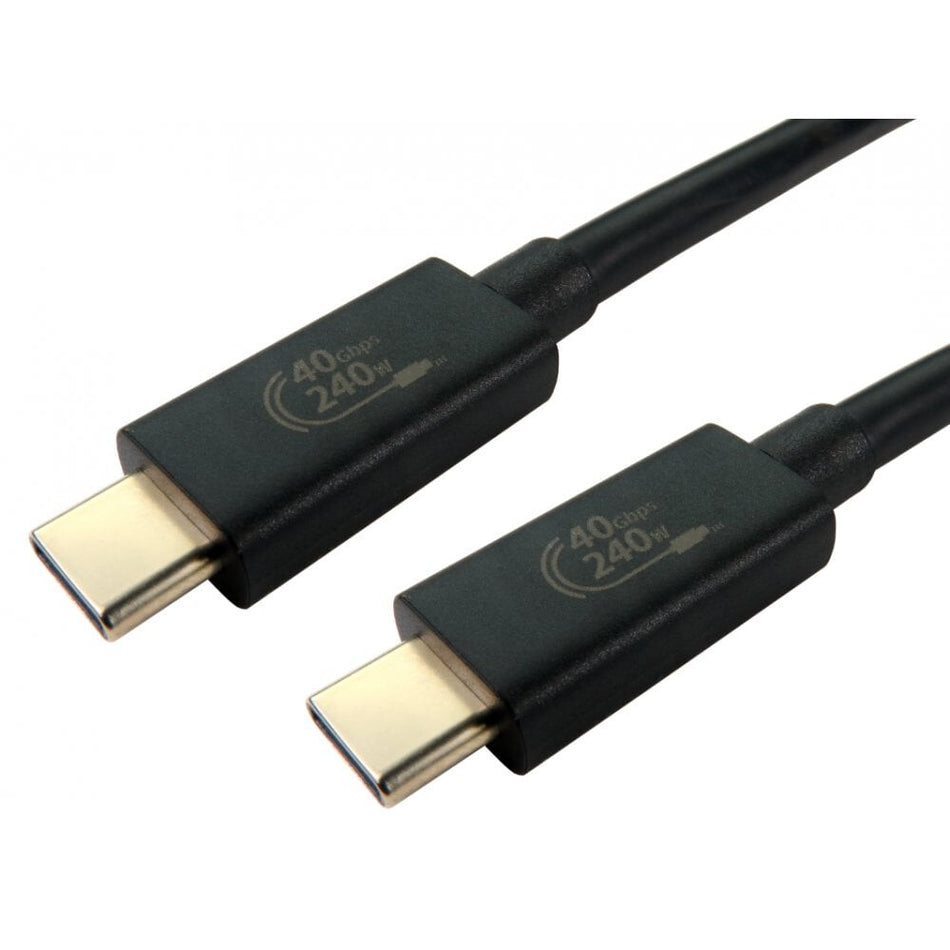 Cables Direct USB4-5100E USB cable USB4 Gen 2x2 1 m USB C Black