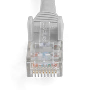 StarTech.com 50cm CAT6 Ethernet Cable - LSZH (Low Smoke Zero Halogen) - 10 Gigabit 250Mhz 100W PoE RJ45 10GbE UTP Network Patch Cord Snagless with Strain Relief - Grey, CAT 6, ETL Verified, 24AWG