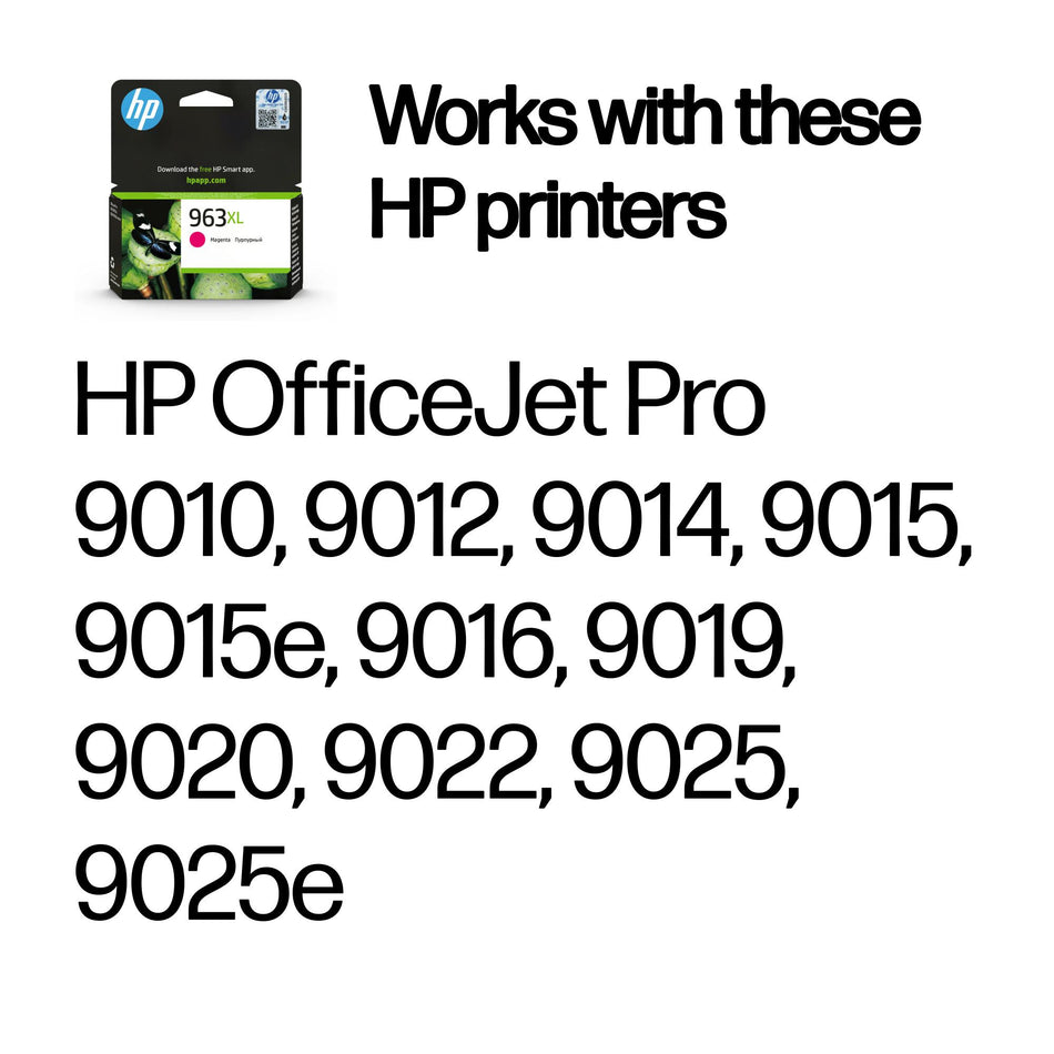 HP 963XL High Yield Magenta Original Ink Cartridge