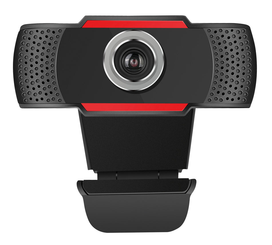 Platinet USB Webcam, 480p, Popular USB-A connection, Integrated Microphone, Noise Cancelling Microphone, Adjustable Clip Base, Black, Cable 1.5m, One Year Warranty, Box