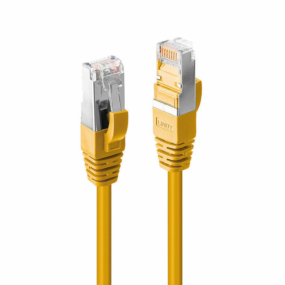 Lindy 3m Cat.6A S/FTP LSZH Cable, Yellow