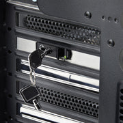 StarTech.com M.2 NVMe SSD to PCIe x4 Mobile Rack/Backplane with Removable Tray for PCI Express Expansion Slot, Tool-less Installation, PCIe 4.0/3.0 Hot-Swap Drive Bay, Key Lock - 2 Keys Included