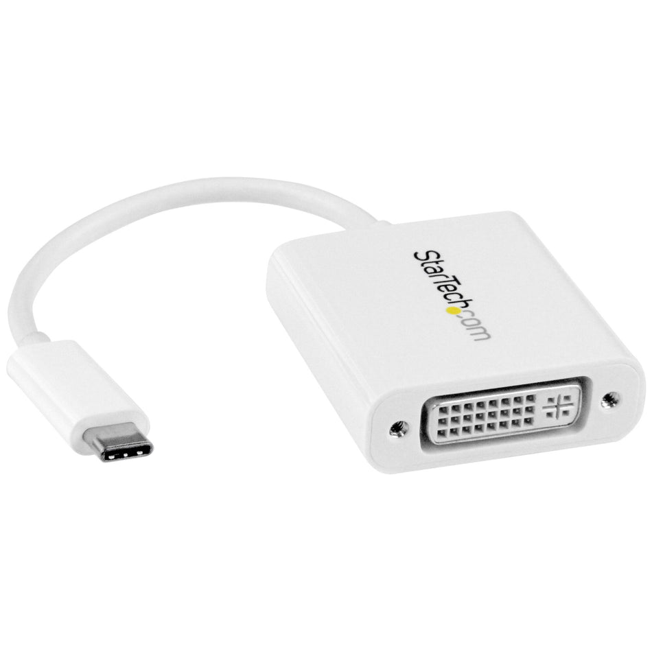 StarTech.com USB-C to DVI Adapter - White