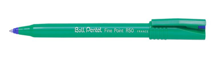 Pentel Fine Point R50 Blue Stick ballpoint pen 12 pc(s)