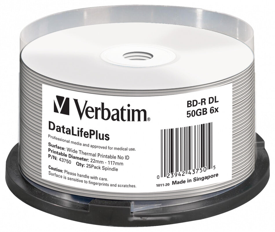 Verbatim 43848 blank Blu-Ray disc BDXL 100 GB 25 pc(s)