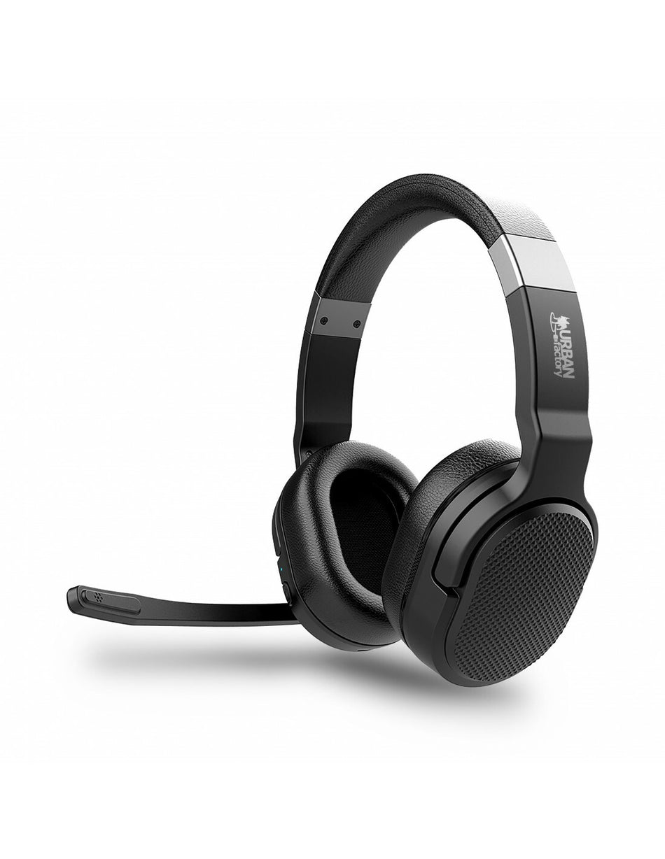 Urban Factory MOVEE COMFORT Headset Wireless Head-band Gaming USB Type-C Bluetooth Charging stand Black
