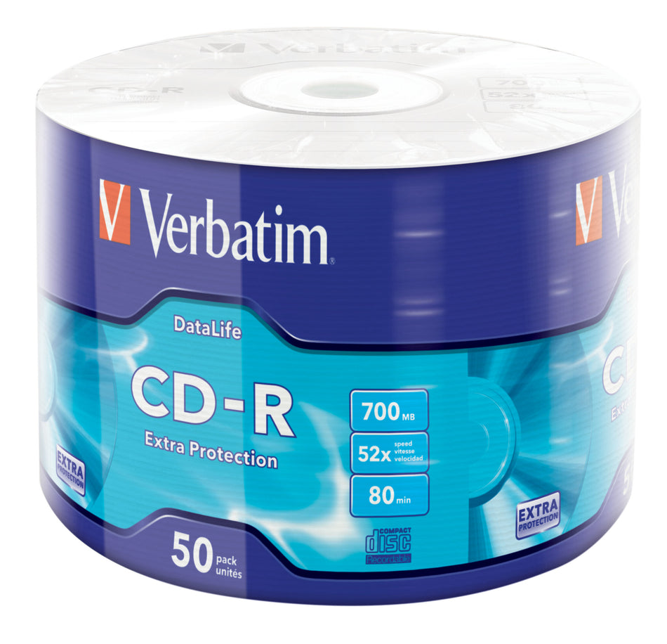 Verbatim CD-R Extra Protection 700 MB 52x 50 pc(s)