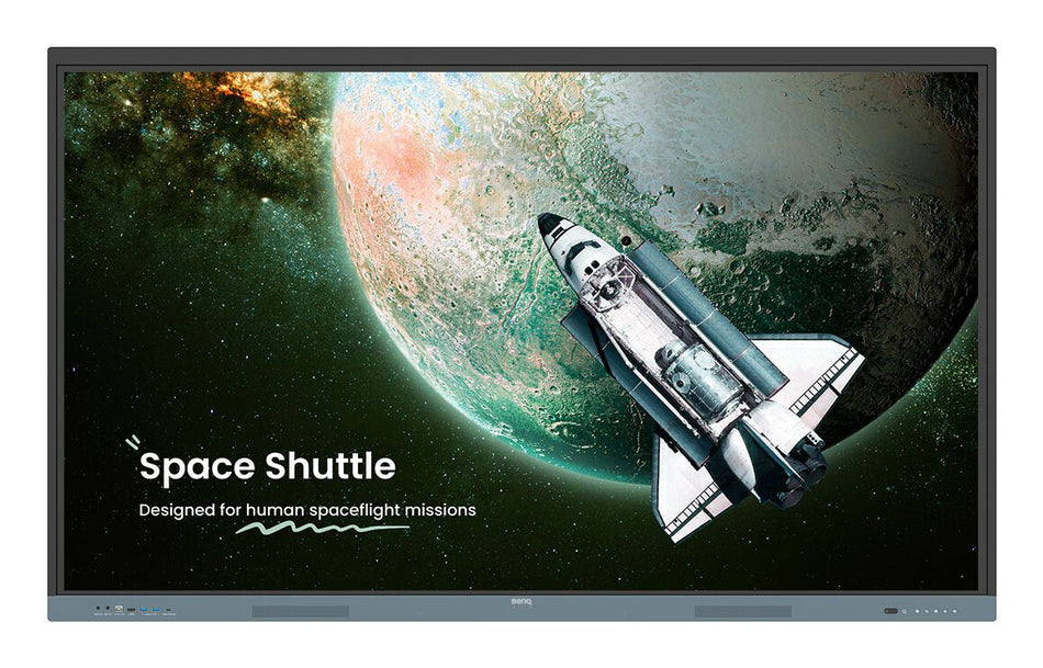 BenQ RE6504 65IN DIRECT LED 1200:1 Interactive flat panel 165.1 cm (65") 450 cd/m² 4K Ultra HD Black, Grey Touchscreen Built-in processor Android